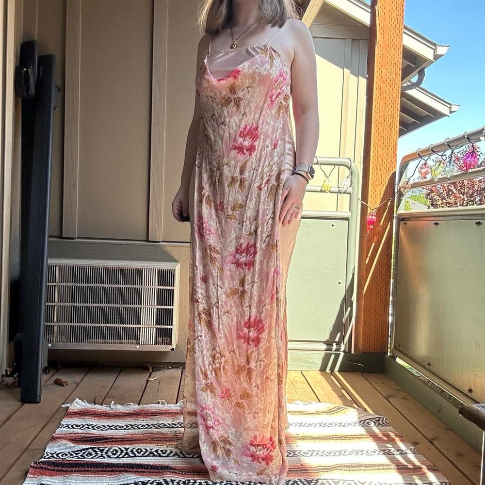 Vintage silk gown